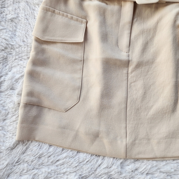 Express NWT Super High Rise Belted Cargo Mini Skirt - Picture 6 of 10